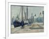 The 'Maria' at Honfleur, 1886-Georges Pierre Seurat-Framed Giclee Print