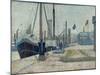 The 'Maria' at Honfleur, 1886-Georges Pierre Seurat-Mounted Giclee Print