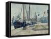 The 'Maria' at Honfleur, 1886-Georges Pierre Seurat-Framed Stretched Canvas
