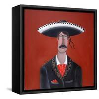 The Mariachi-John Wright-Framed Stretched Canvas