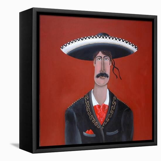 The Mariachi-John Wright-Framed Stretched Canvas