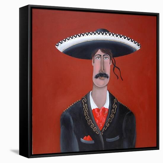 The Mariachi-John Wright-Framed Stretched Canvas