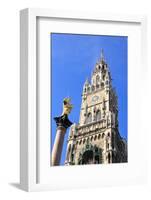 The Marienplatz and City Hall in Center Munich-Gary718-Framed Photographic Print