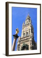 The Marienplatz and City Hall in Center Munich-Gary718-Framed Photographic Print