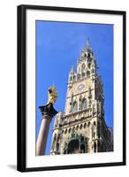 The Marienplatz and City Hall in Center Munich-Gary718-Framed Photographic Print