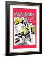 The Marihuana Story-null-Framed Art Print