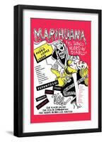 The Marihuana Story-null-Framed Art Print