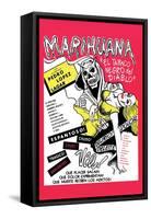 The Marihuana Story-null-Framed Stretched Canvas