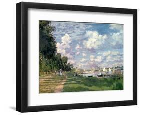 The Marina at Argenteuil, 1872-Claude Monet-Framed Premium Giclee Print