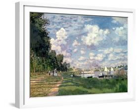 The Marina at Argenteuil, 1872-Claude Monet-Framed Giclee Print