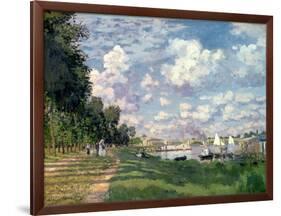 The Marina at Argenteuil, 1872-Claude Monet-Framed Giclee Print