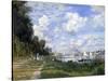 The Marina at Argenteuil, 1872-Claude Monet-Stretched Canvas