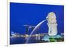 The Marina Bay Sands Hotel and Shopping Centre and the Singapore Art and Science Museum, Singapore-Cahir Davitt-Framed Photographic Print