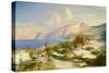 The Marina Grande, Capri, circa 1829-Karl Blechen-Stretched Canvas