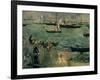 The Marina, Isle of Wight,1875. Canvas.-Berthe Morisot-Framed Giclee Print