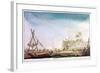 The Marina of Brest, C1750-1810-Nicolas Marie Ozanne-Framed Giclee Print