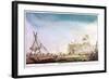 The Marina of Brest, C1750-1810-Nicolas Marie Ozanne-Framed Giclee Print