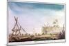 The Marina of Brest, C1750-1810-Nicolas Marie Ozanne-Mounted Giclee Print