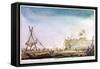 The Marina of Brest, C1750-1810-Nicolas Marie Ozanne-Framed Stretched Canvas