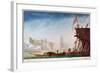 The Marina of Brest, C1750-1810-Nicolas Marie Ozanne-Framed Giclee Print