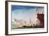 The Marina of Brest, C1750-1810-Nicolas Marie Ozanne-Framed Giclee Print