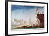 The Marina of Brest, C1750-1810-Nicolas Marie Ozanne-Framed Giclee Print