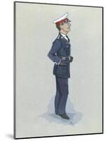 The Marine Officer-Simon Dyer-Mounted Premium Giclee Print