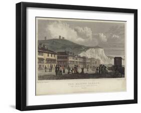 The Marine Parade and Julius Caesar's Tower at Dover-George Shepherd-Framed Giclee Print