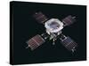 The Mariner 5 Spacecraft Against a Black Background-null-Stretched Canvas