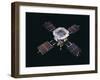 The Mariner 5 Spacecraft Against a Black Background-null-Framed Photographic Print