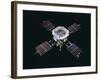 The Mariner 5 Spacecraft Against a Black Background-null-Framed Photographic Print