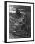 The Mariner, as His Ship Is Sinking, Sees the Boat with the Hermit and Pilot-Gustave Doré-Framed Giclee Print