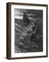 The Mariner, as His Ship Is Sinking, Sees the Boat with the Hermit and Pilot-Gustave Doré-Framed Giclee Print