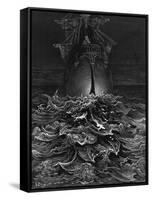 The Mariner Gazes on the Ocean and Laments His Survival While All His Fellow Sailors Have Died-Gustave Doré-Framed Stretched Canvas