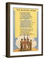 The Marines Hymm-null-Framed Art Print