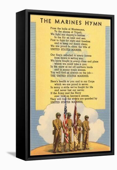 The Marines Hymm-null-Framed Stretched Canvas