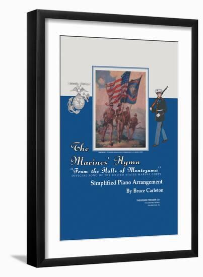 The Marines' Hymn-L.a. Shafer-Framed Art Print