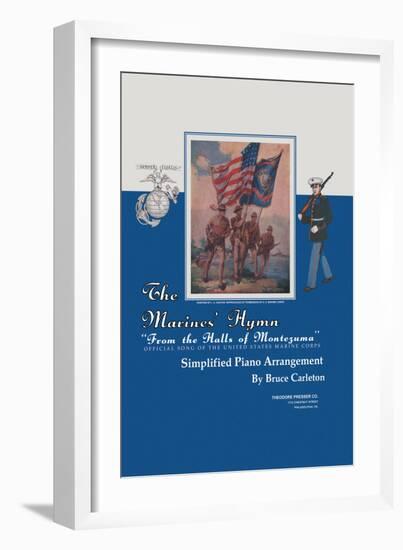 The Marines' Hymn-L.a. Shafer-Framed Art Print