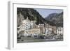 The Maritime Town of Amalfi Nestling Below Mountains-Martin Child-Framed Photographic Print