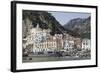 The Maritime Town of Amalfi Nestling Below Mountains-Martin Child-Framed Photographic Print