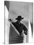 THE MARK OF ZORRO, 1940 directed by ROUBEN MAMOULIAN Tyrone Power (b/w photo)-null-Stretched Canvas