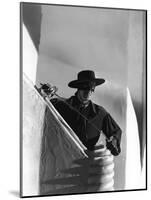 THE MARK OF ZORRO, 1940 directed by ROUBEN MAMOULIAN Tyrone Power (b/w photo)-null-Mounted Photo