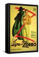 The Mark of Zorro, 1940-null-Framed Stretched Canvas