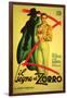 The Mark of Zorro, 1940-null-Framed Art Print