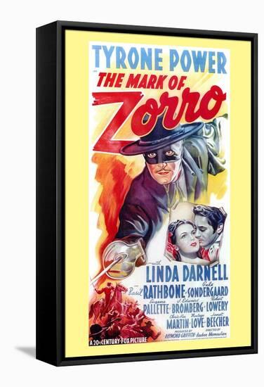 The Mark of Zorro, 1940-null-Framed Stretched Canvas