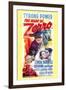 The Mark of Zorro, 1940-null-Framed Art Print