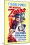 The Mark of Zorro, 1940-null-Mounted Art Print