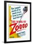 The Mark of Zorro, 1940-null-Framed Art Print