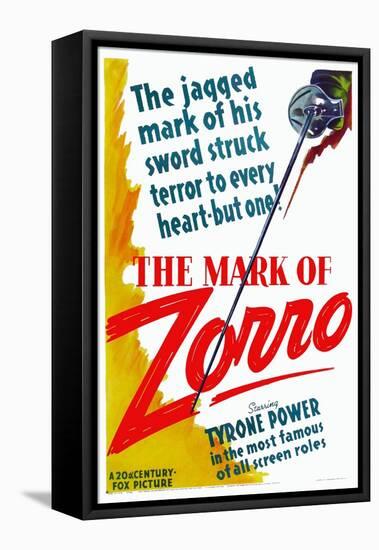 The Mark of Zorro, 1940-null-Framed Stretched Canvas