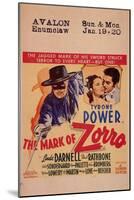 The Mark of Zorro, 1940-null-Mounted Art Print